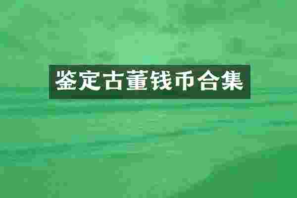 鉴定古董钱币合集