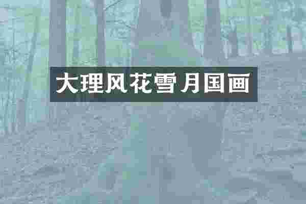 大理风花雪月国画
