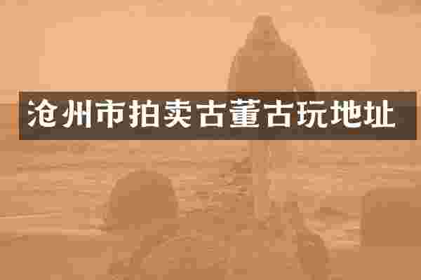 沧州市拍卖古董古玩地址
